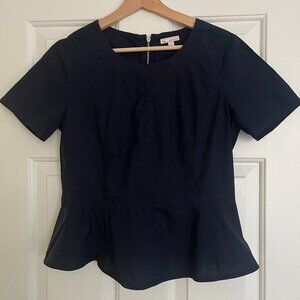 GAP zipper peplum top